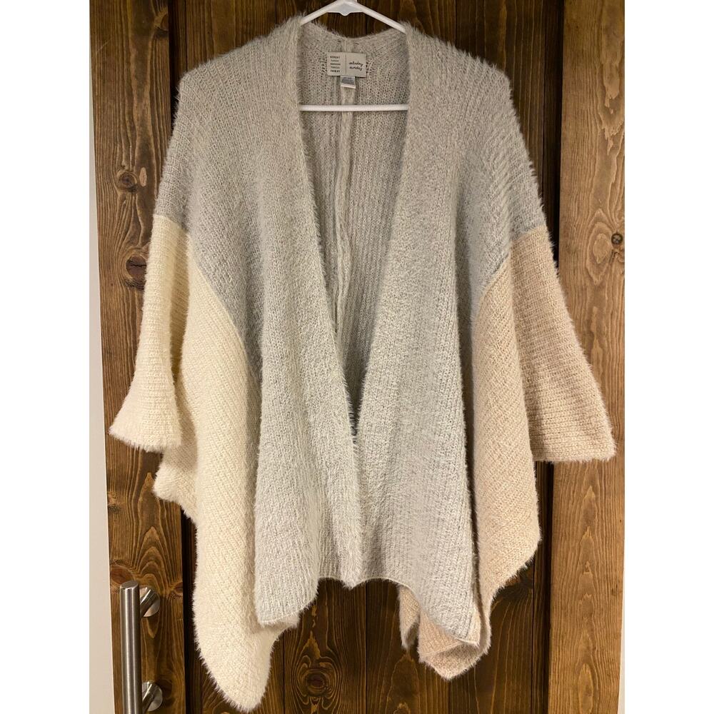 Anthropologie Saturday Sunday Eyelash Wrap Sweater